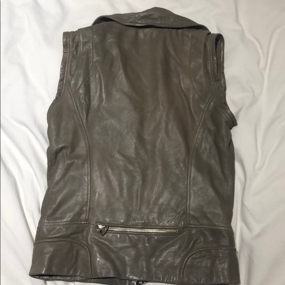 Convertible Leather Jacket - Picture 4 of 7